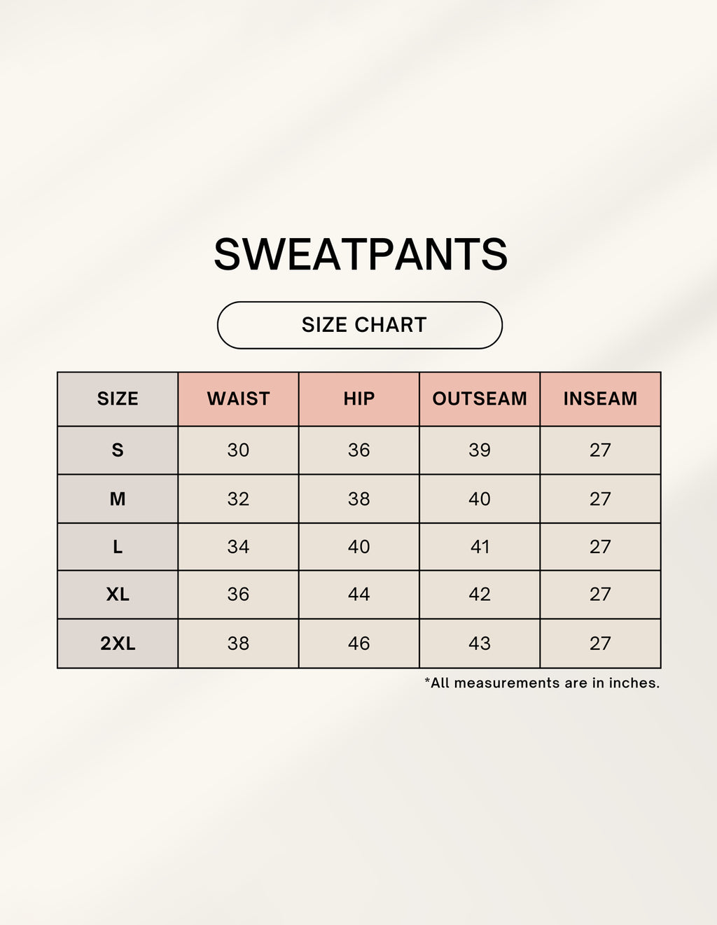 BEIGE SWEATPANTS