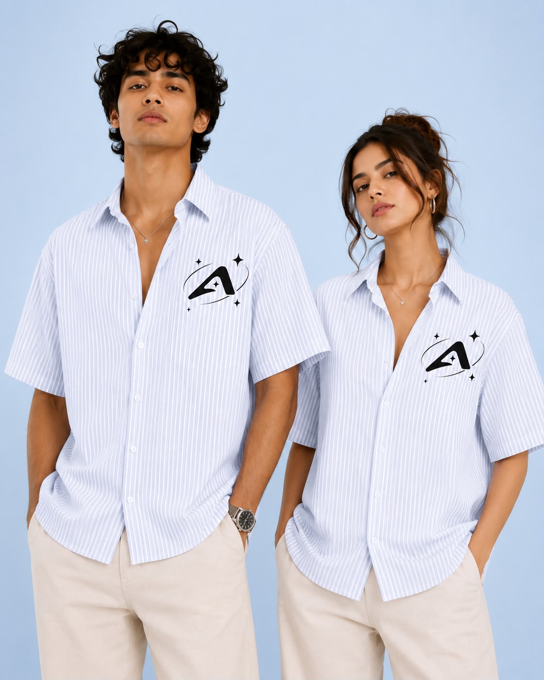 BOXY FIT SHIRT BLUE