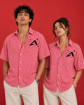 BOXY FIT SHIRT RED