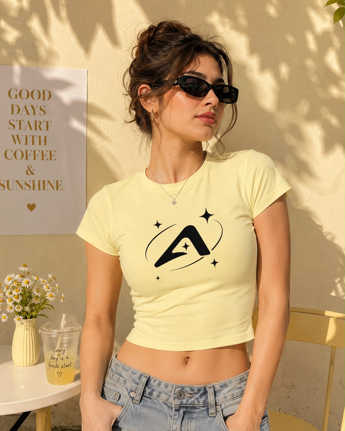 BABY TEE YELLOW