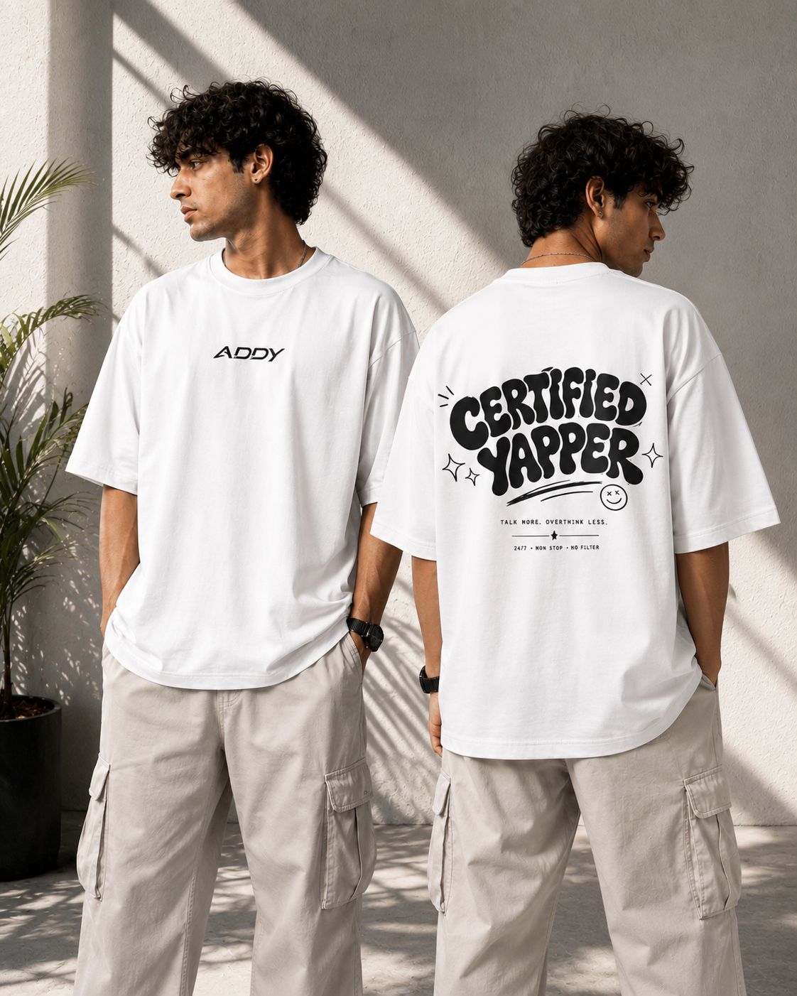 CERTIFIED YAPPER oversized t-shirt