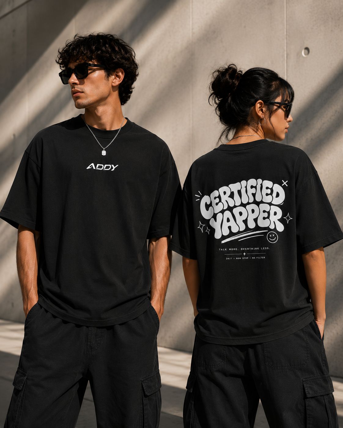 CERTIFIED YAPPER oversized tshirt
