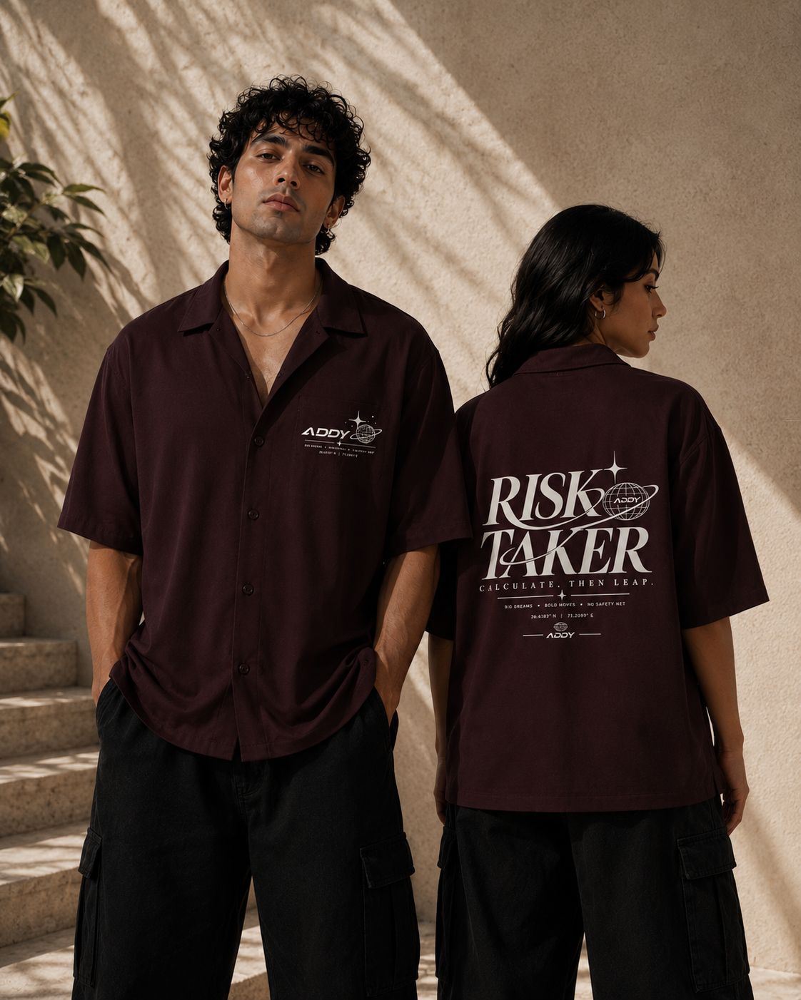 RISK TAKER oversized shirt