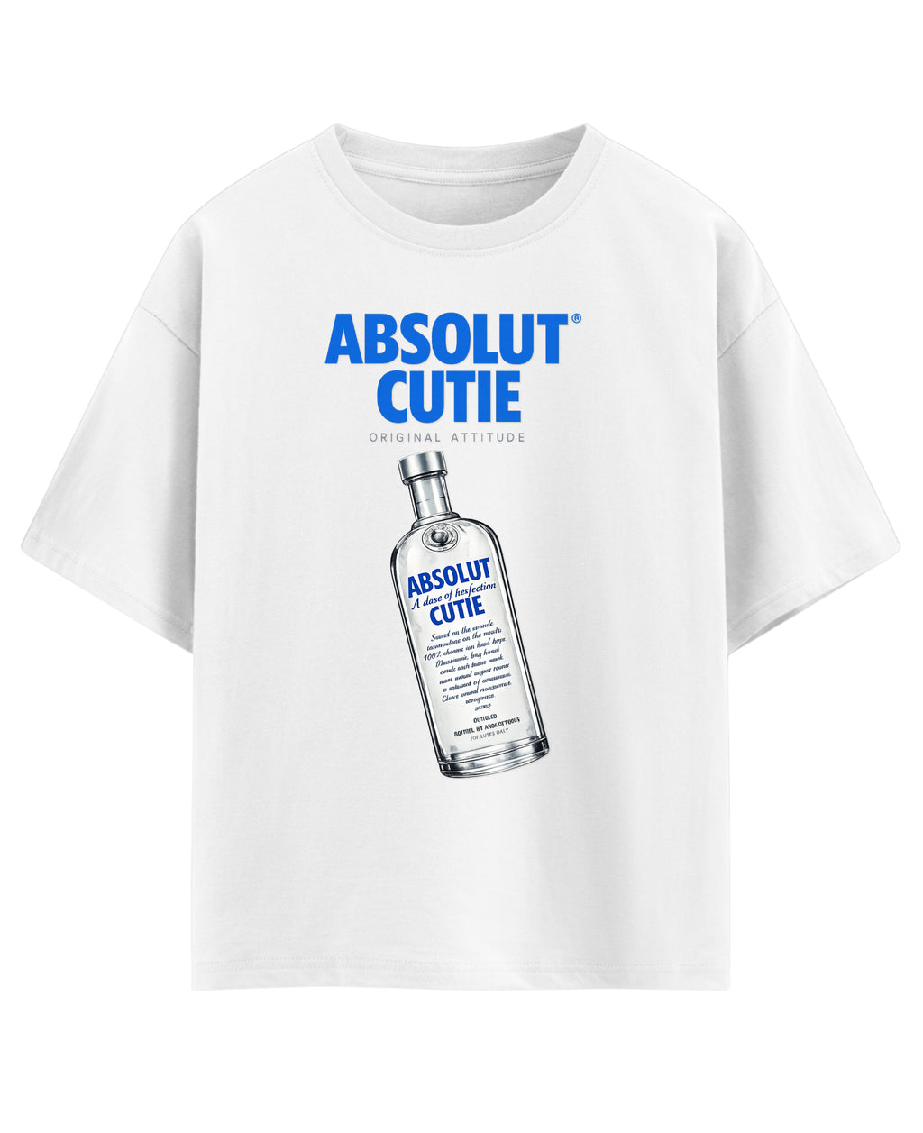White Oversized T-shirt Front Design