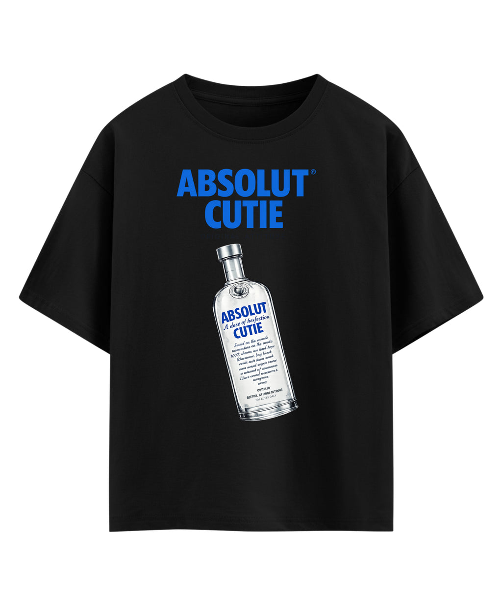 Black Oversized T-shirt Front Design