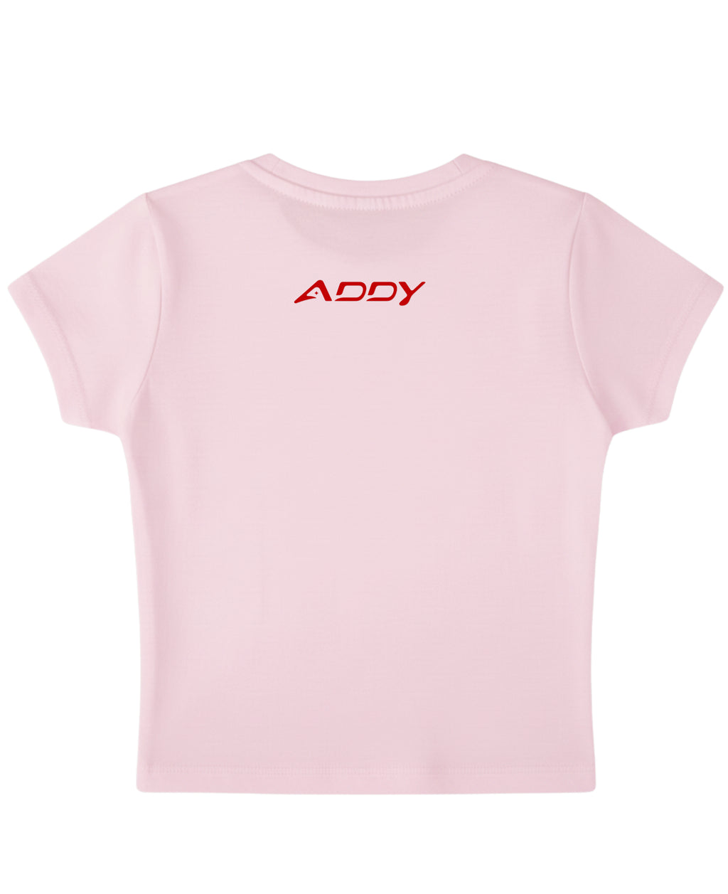Baby Pink Baby Tee Back Design