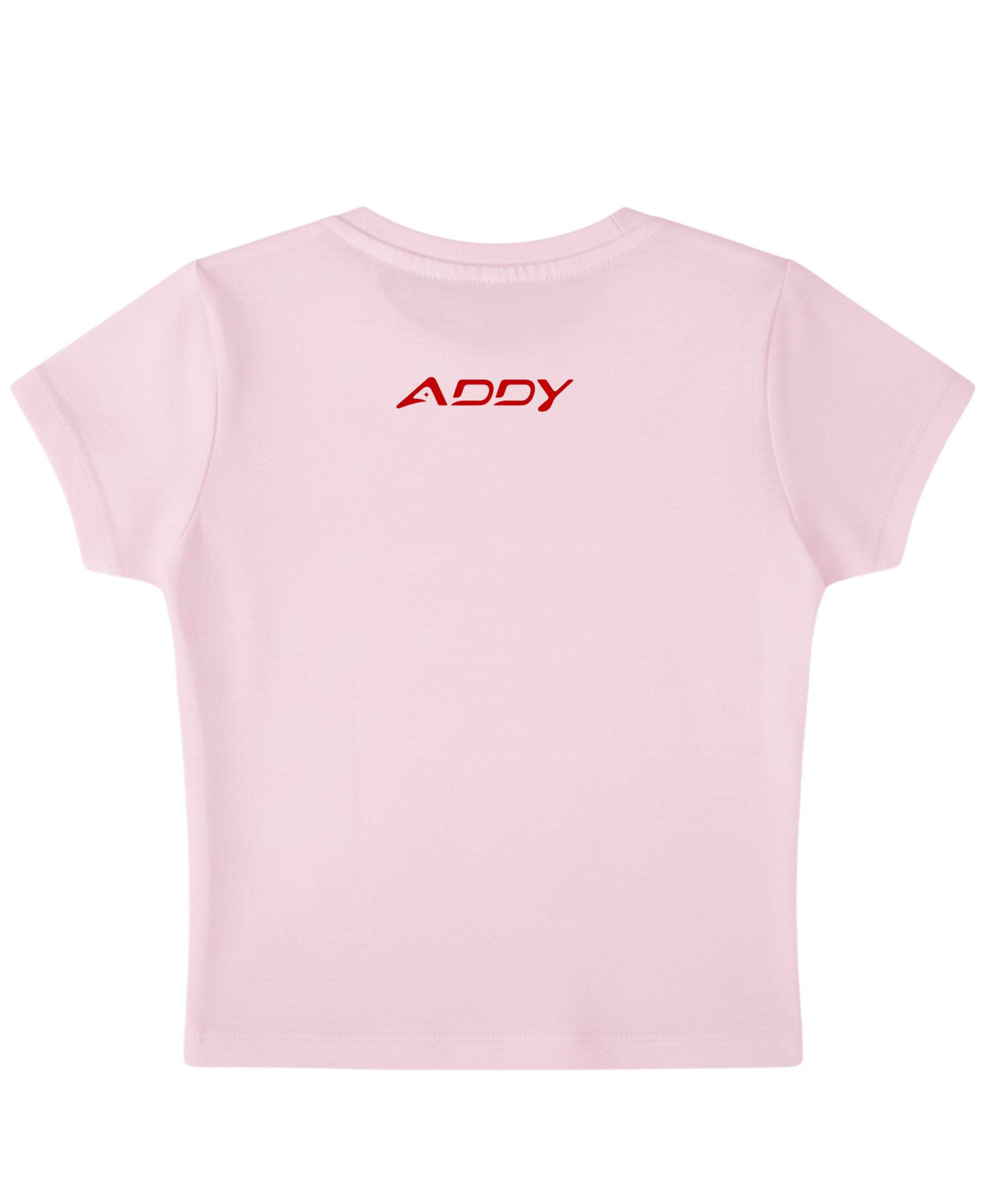 Baby Pink Baby Tee Back Design