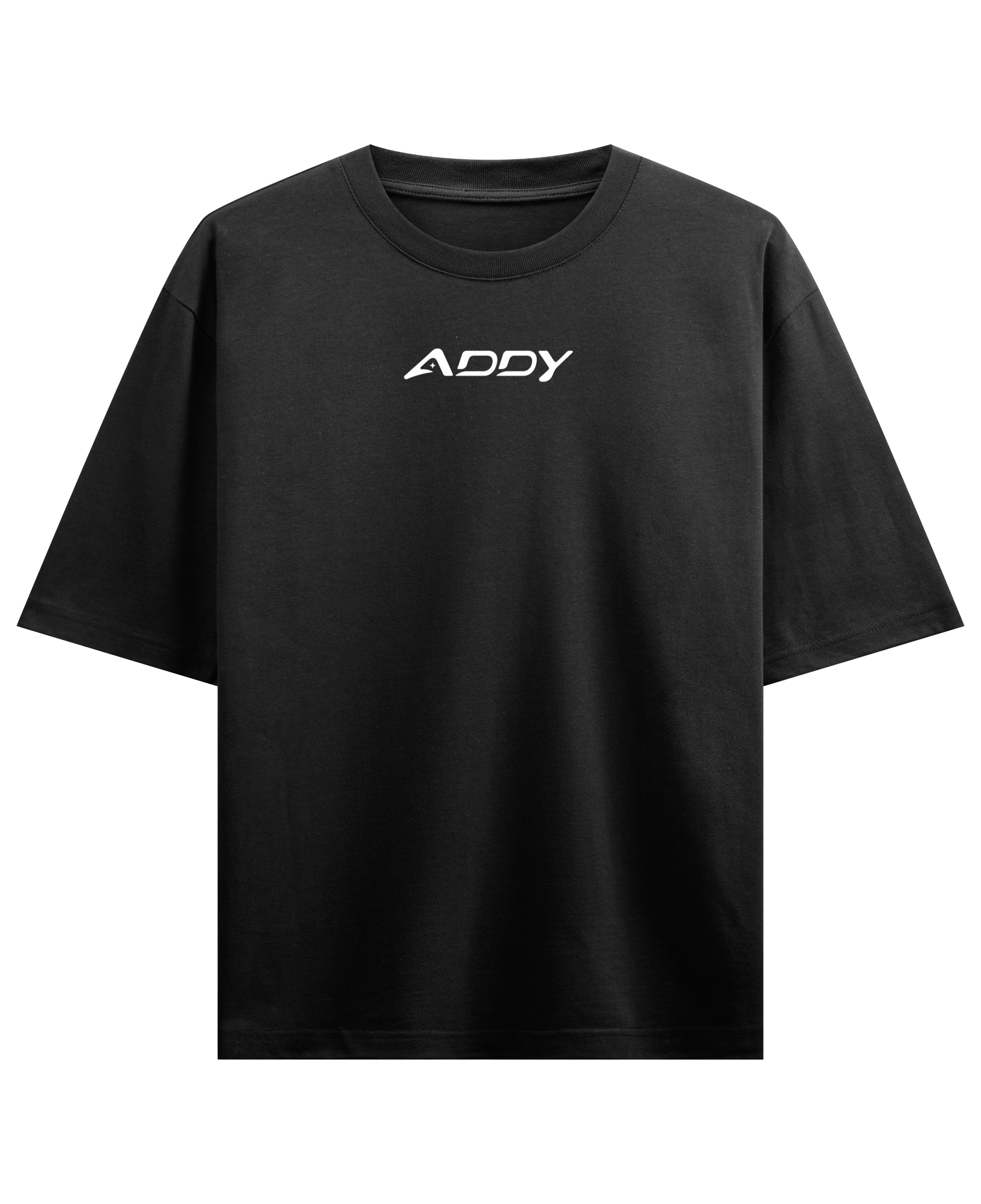 Black Oversized T-shirt Front Design
