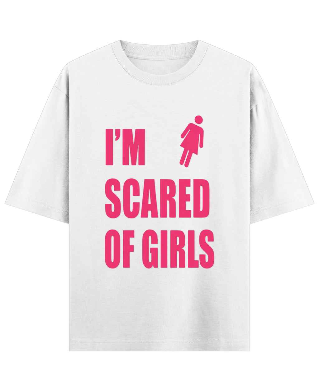 White Oversized T-shirt Front Design
