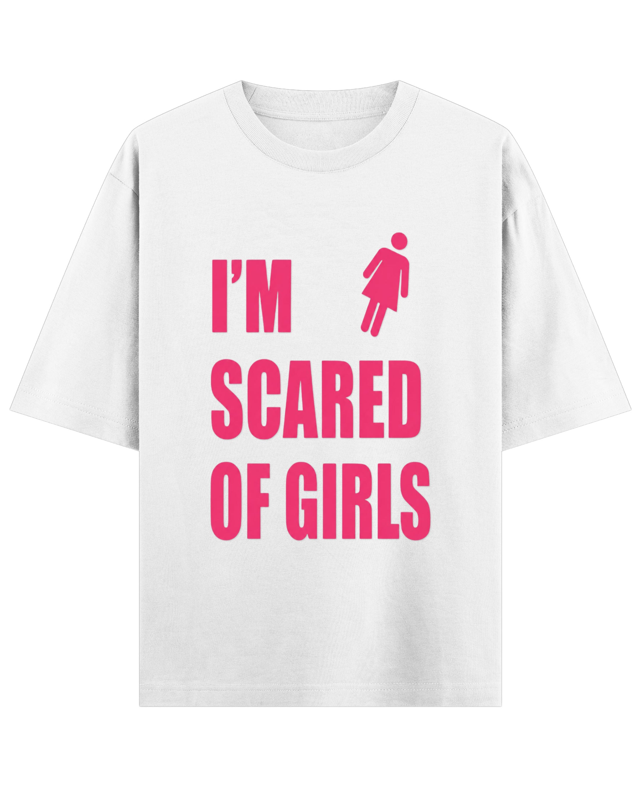 White Oversized T-shirt Front Design