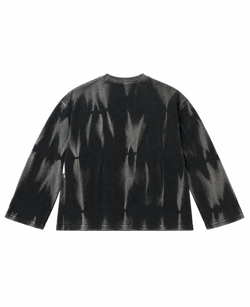 Hammer Wash Waffle Oversized Full-Sleeve Back Design
