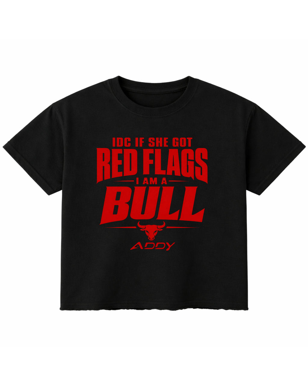 Black Boxy Fit T-shirt Front Design