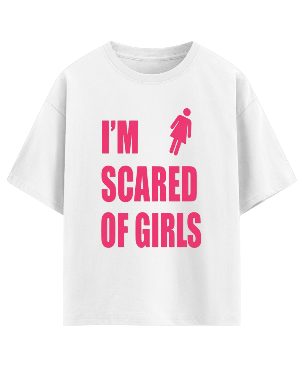 White Oversized T-shirt Front Design