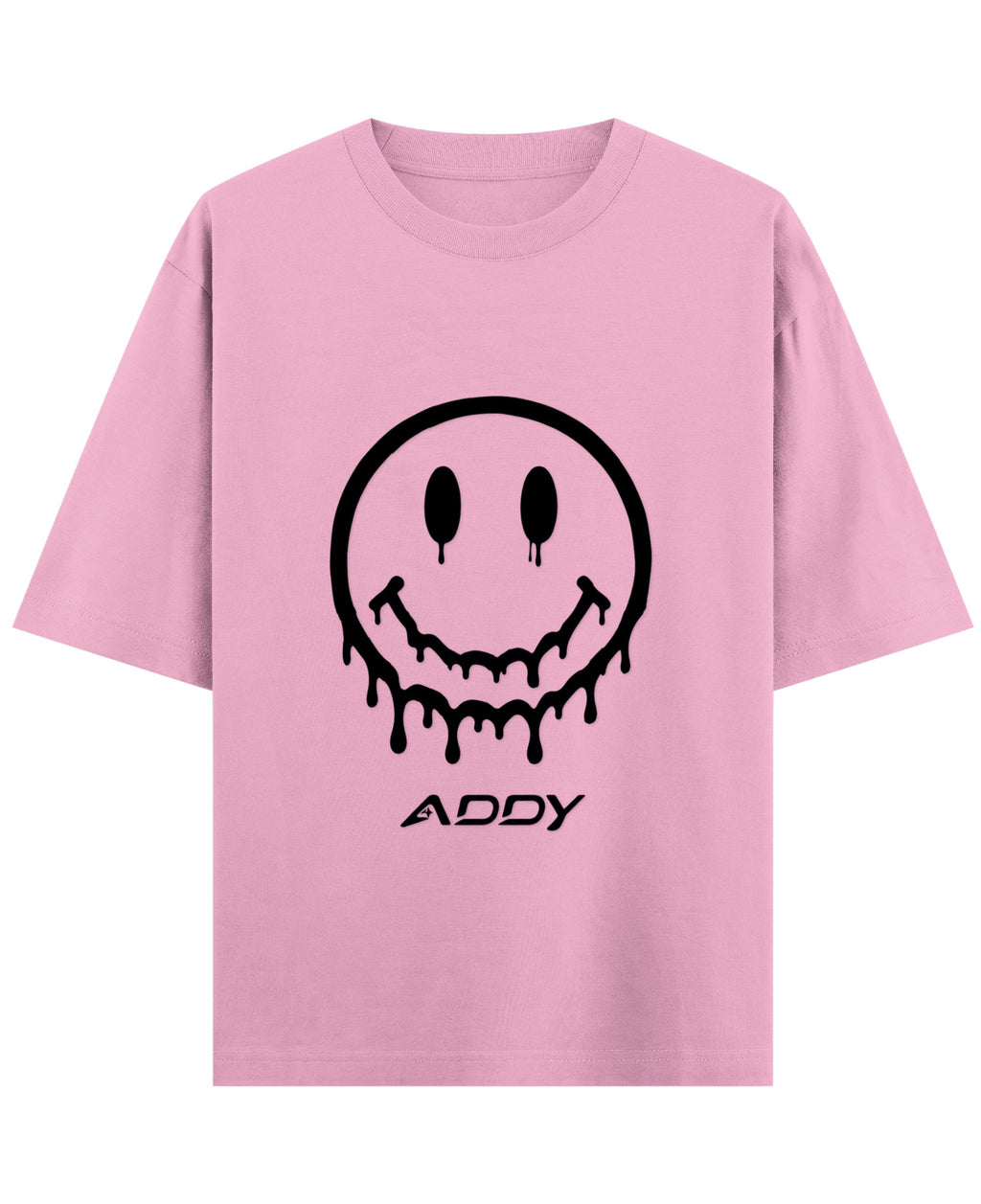 Baby Pink Oversized T-Shirt Front Design