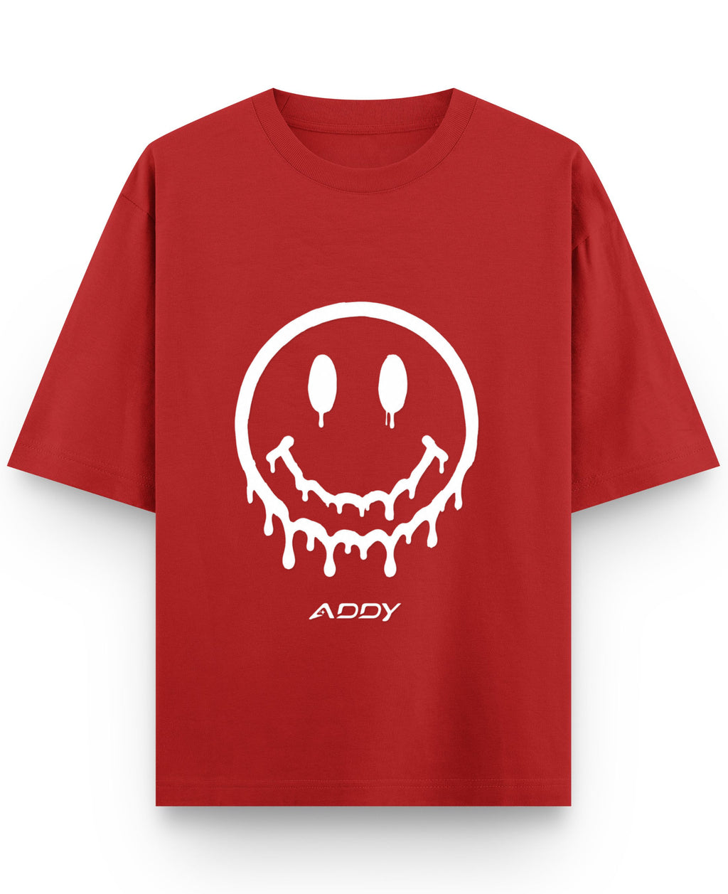 Red Oversized T-shirt Front Design