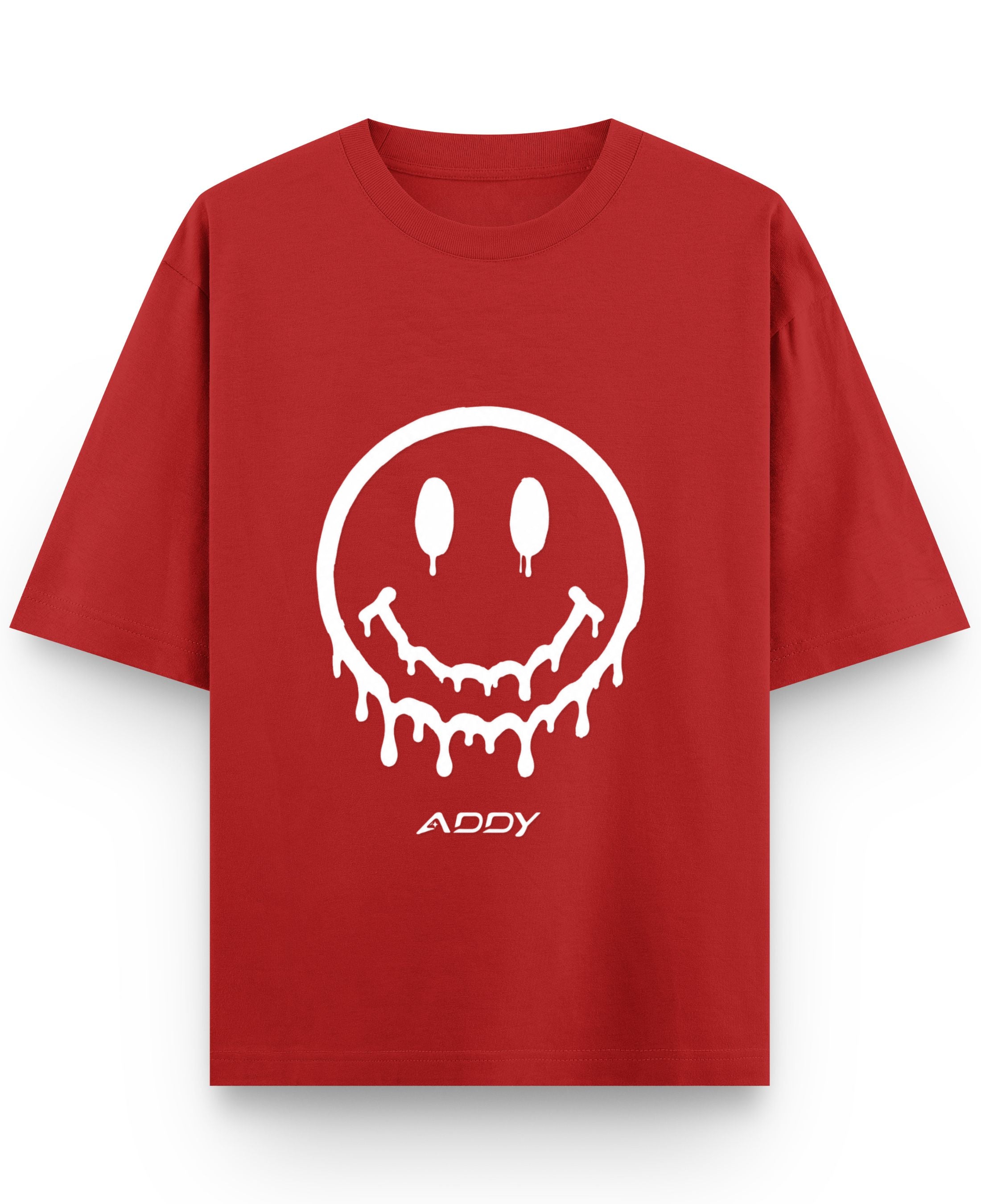 Red Oversized T-shirt Front Design