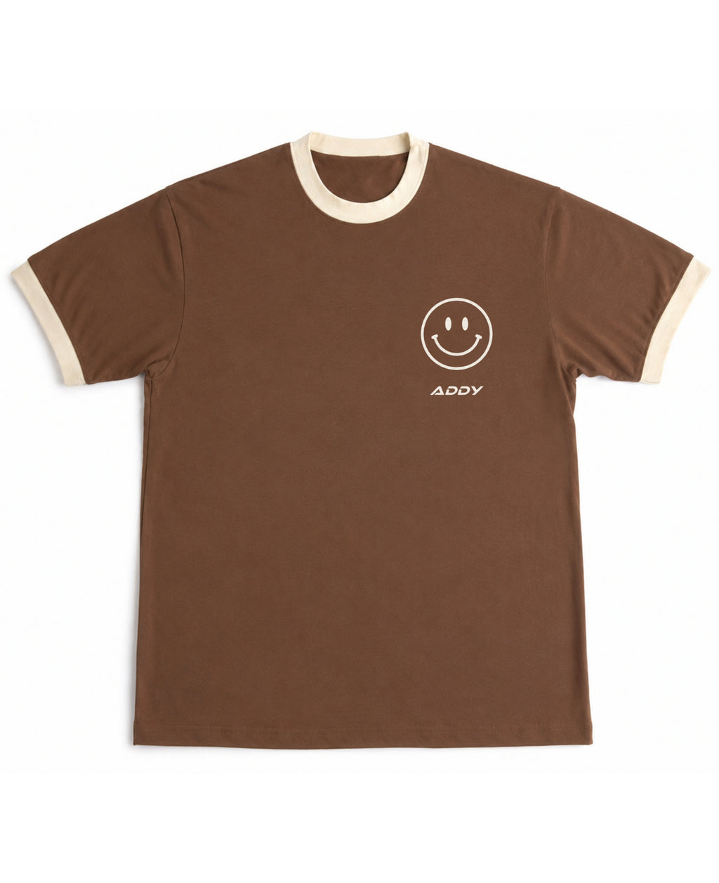 Mousse & Cream Ringer tee Front Design