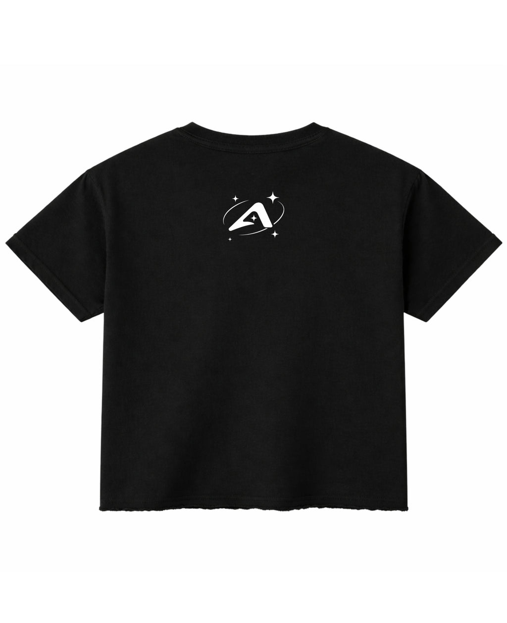 Black Boxy Fit T-shirt Back Design