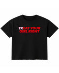 Black Boxy Fit T-shirt Front Design