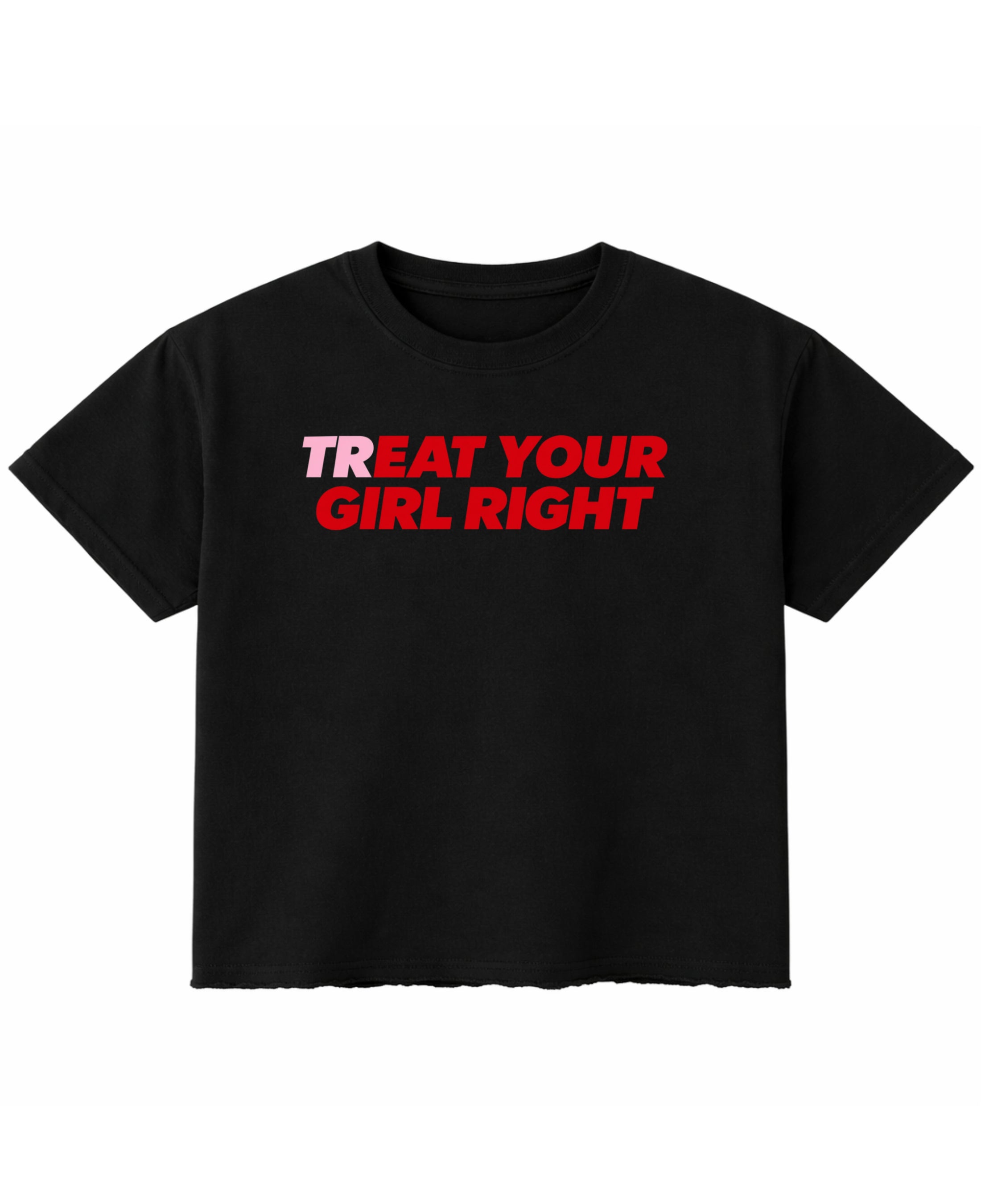 Black Boxy Fit T-shirt Front Design